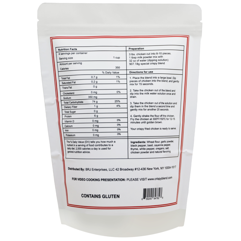 premium flour blend for fried chicken